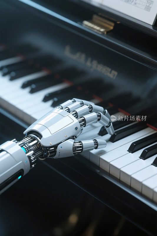 机器人手弹钢琴