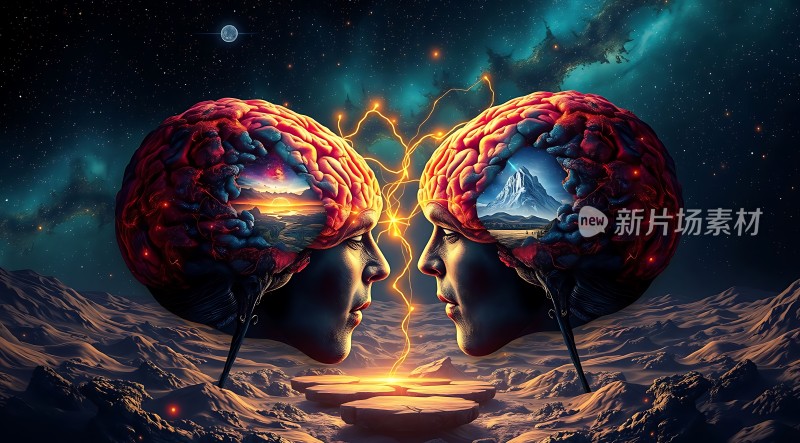 大脑对话宇宙与心灵的碰撞