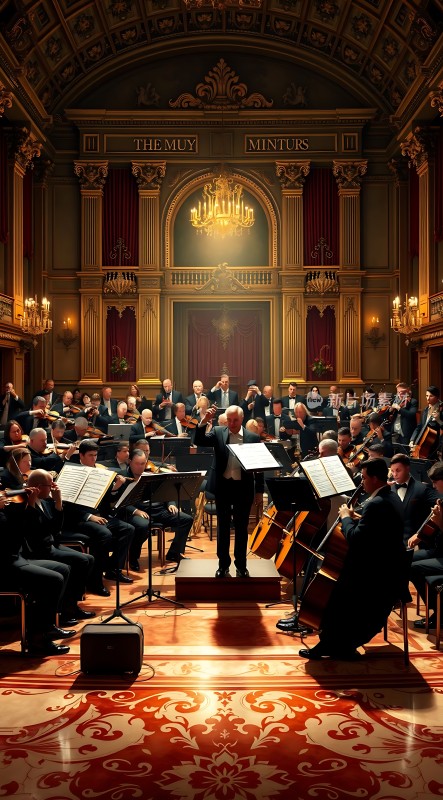 交响乐团演奏现场