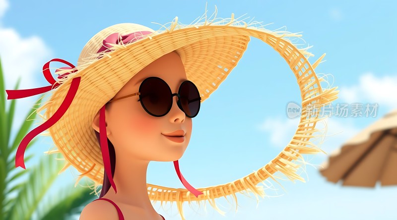 阳光下的夏日风情