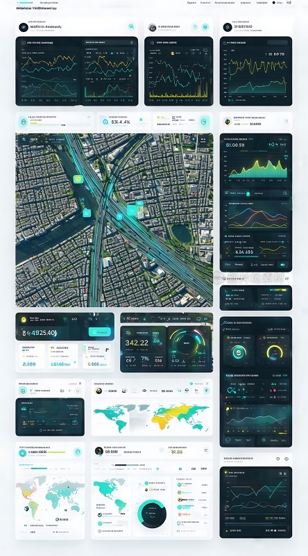 智能城市数据监控中心