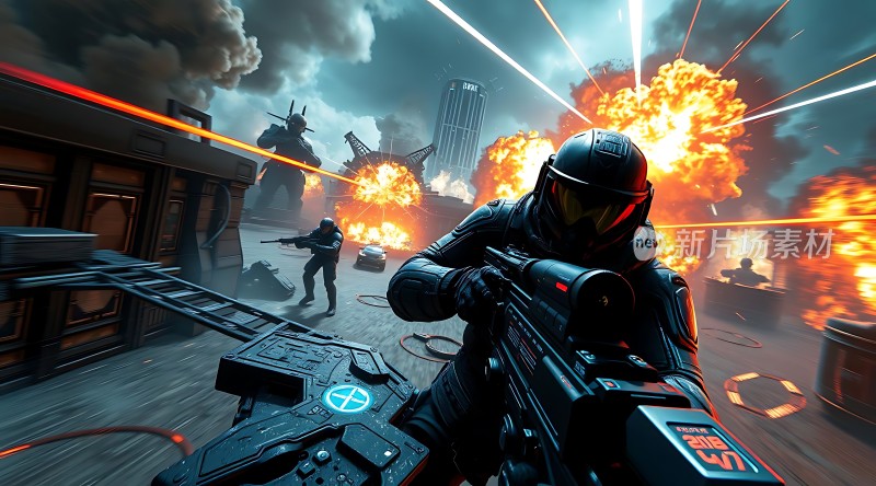 未来战士城市战火中的生存之战