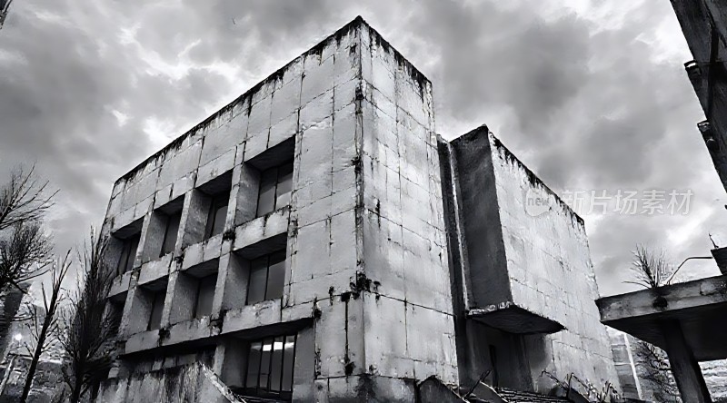 废弃建筑时间的见证者