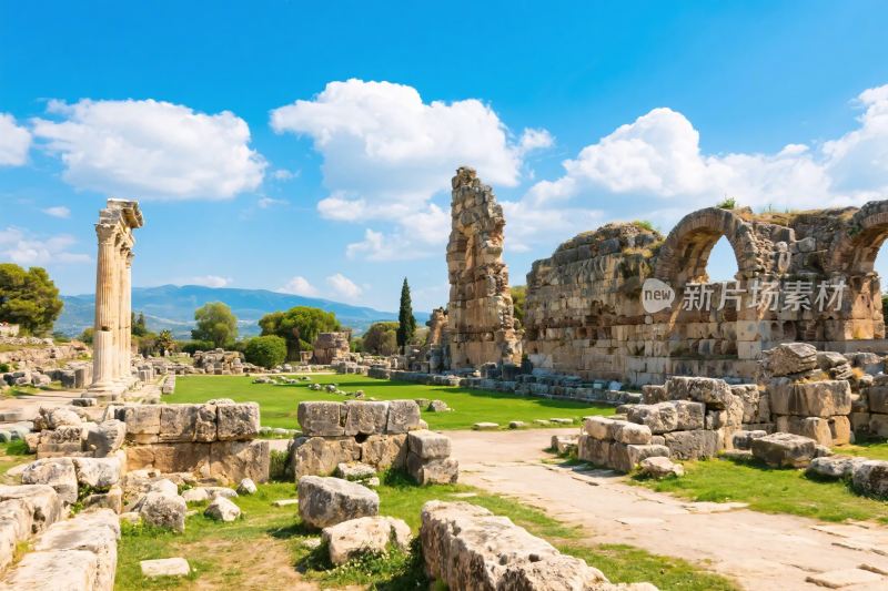 古遗址遗迹风景图