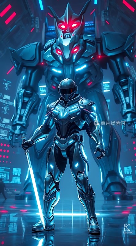 未来战士与机甲守护者