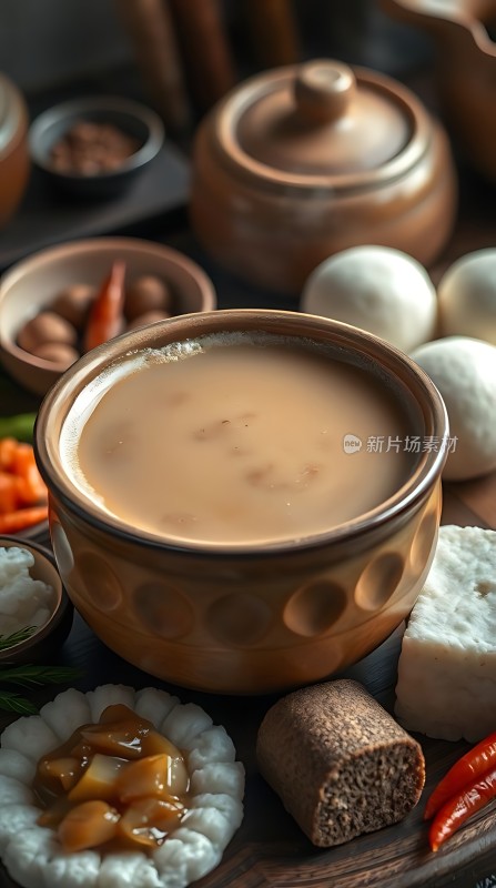 美味粥品配佳肴