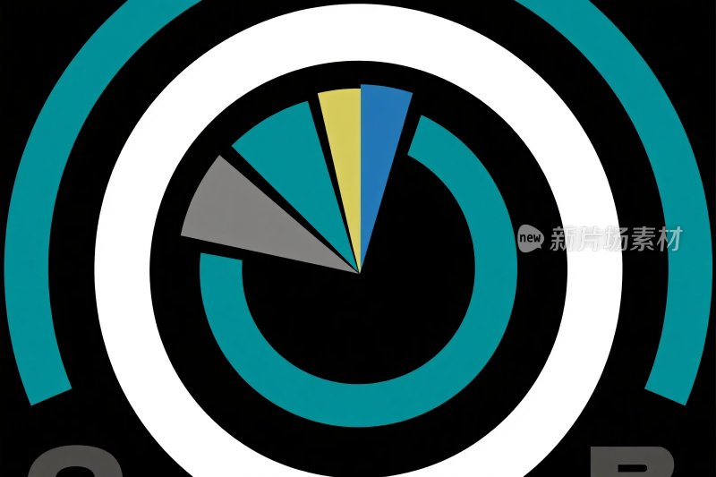 环形扇形图表图标