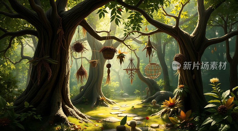 神秘森林秘境探险之旅