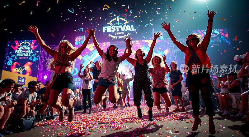 狂欢节上的欢乐时光