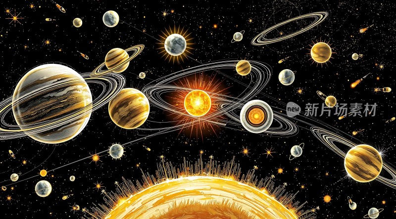 太阳系行星大集合