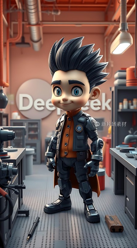 少年科学家探索未来科技世界