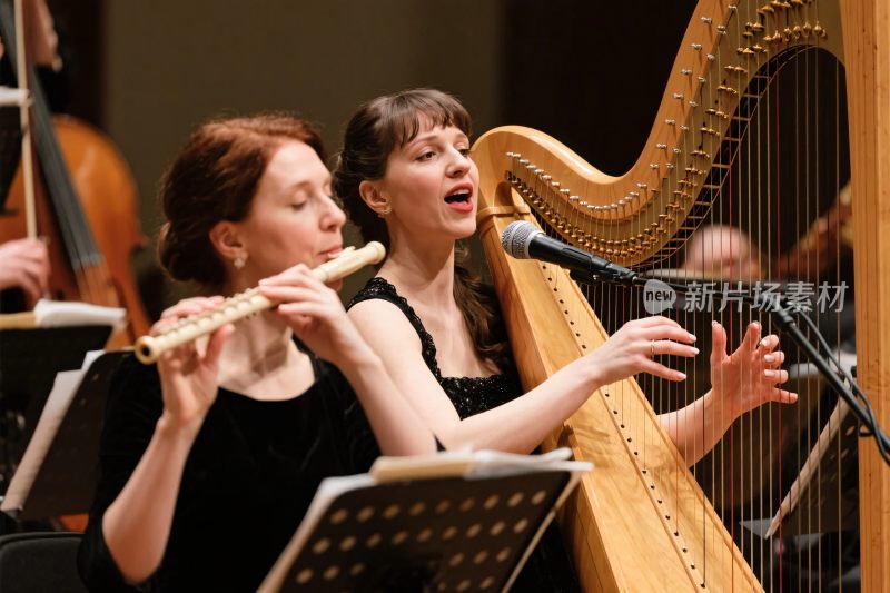 交响乐队演奏场景