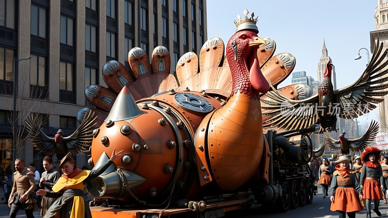 蒸汽朋克火鸡游行