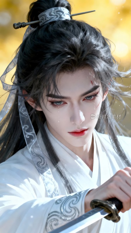 白发剑客风华绝代