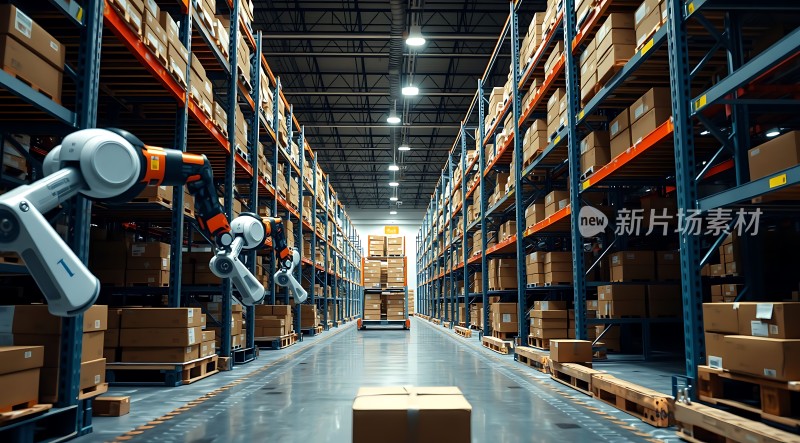 智能仓储机器人高效作业