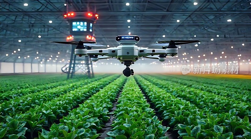 智能农业无人机监测作物生长状况