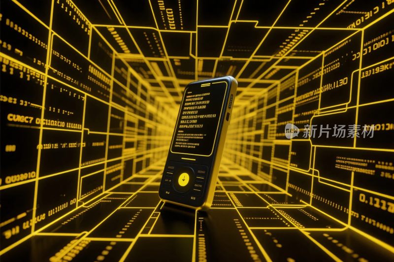 科技感数字界面场景