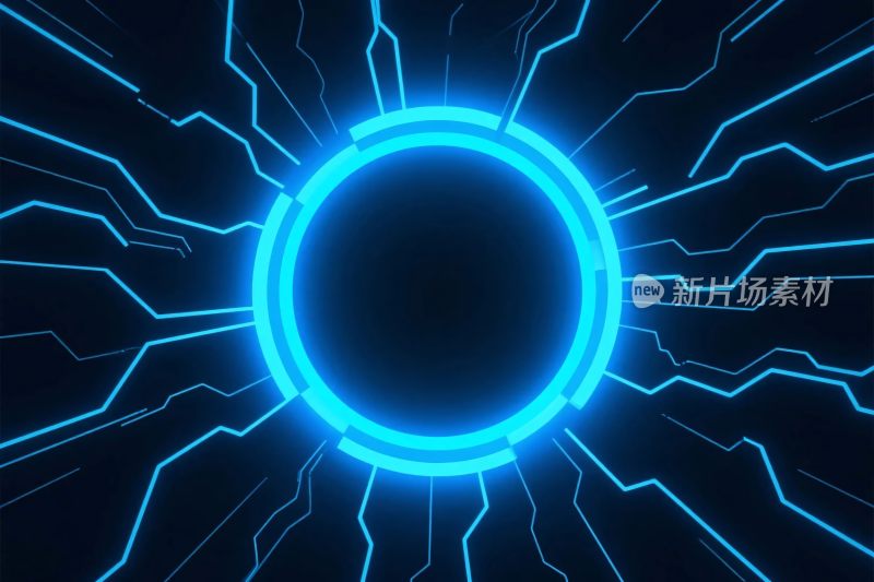 未来科技环形光效图