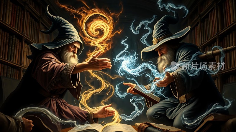 巫师对决火焰与冰霜的较量