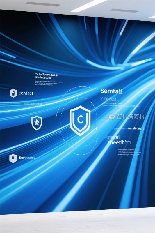 科技安全科技插画