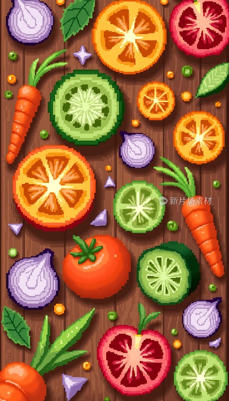 色彩缤纷果蔬拼盘 <|user|>