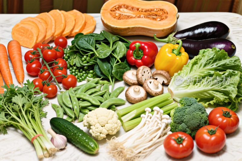 新鲜蔬菜水果集合图