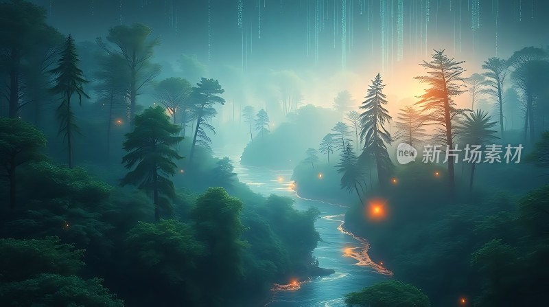 神秘森林秘境探秘