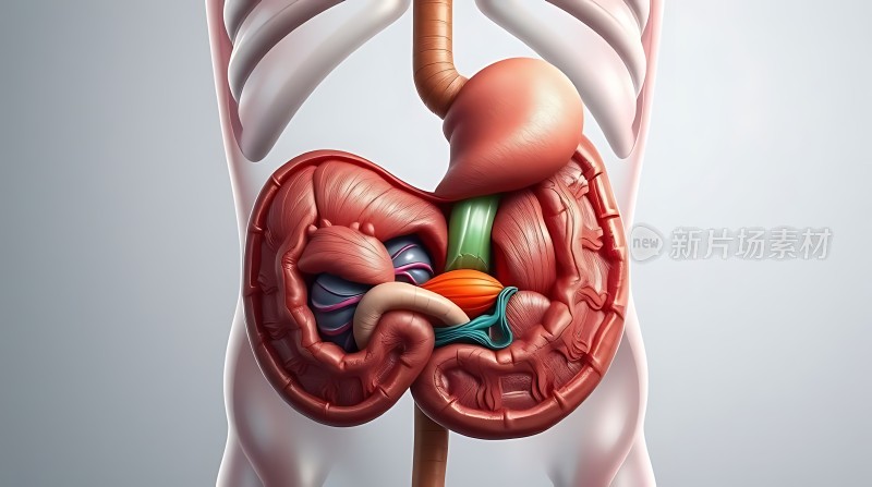 人体内部器官解剖图