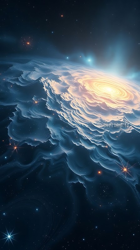 宇宙漩涡星云奇观