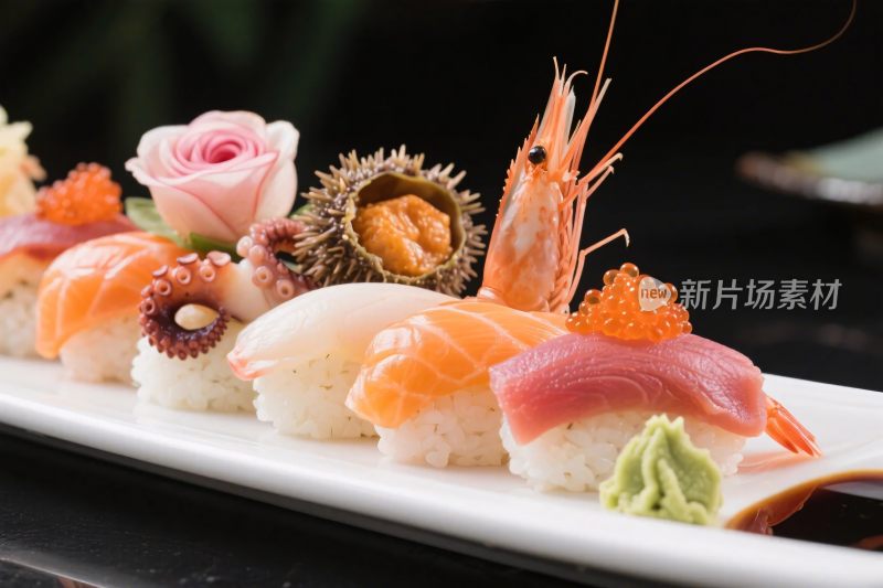 日式寿司美食拼盘