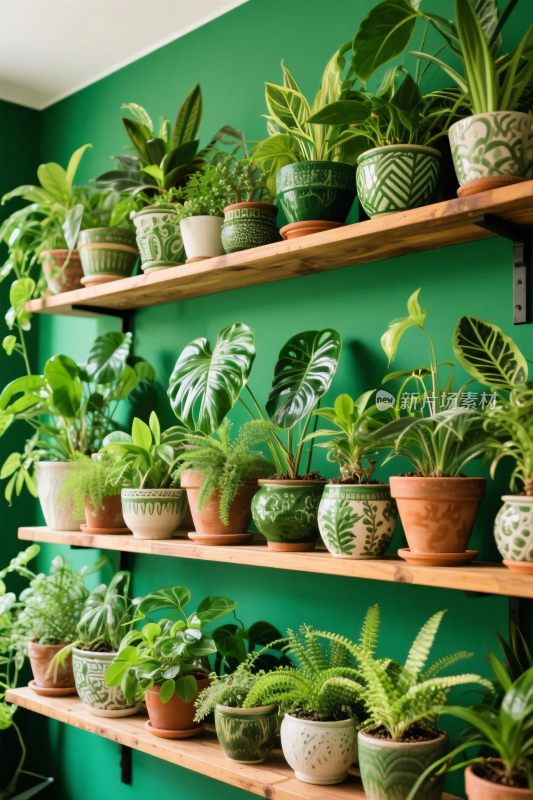 室内绿植置物架装饰