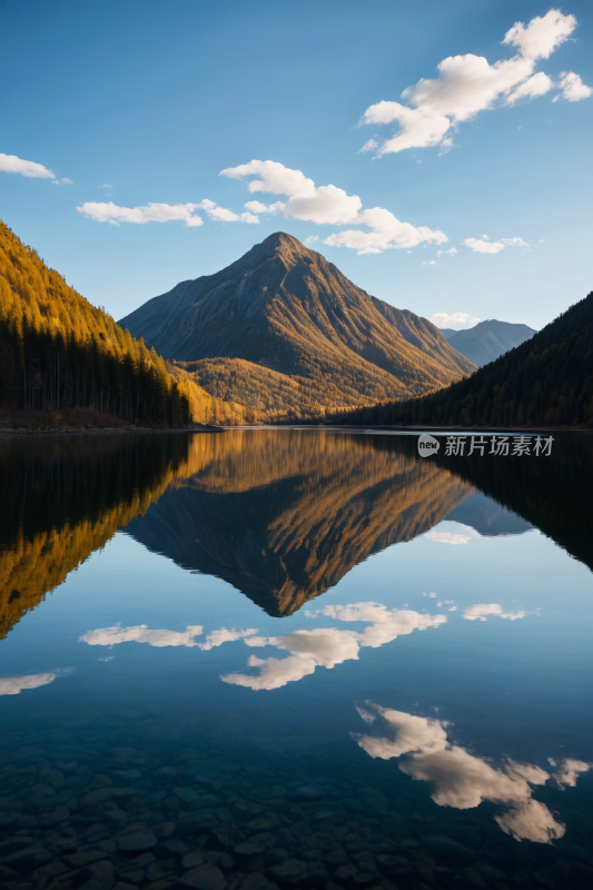 一座山脉高清风景摄影图片