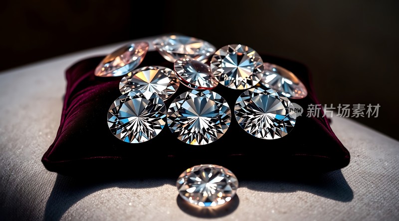 璀璨钻石闪耀光芒