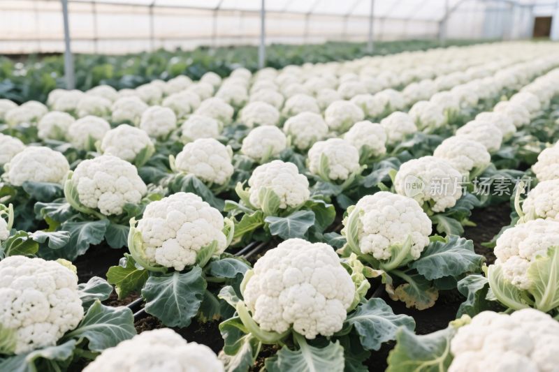 温室花菜种植场景