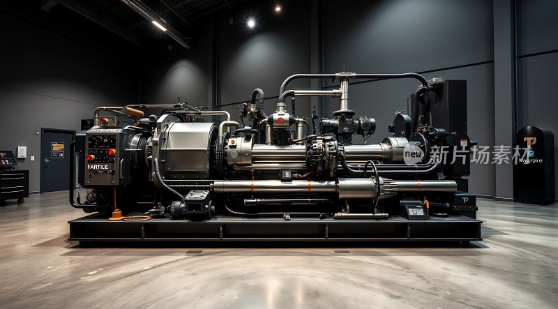 现代工业设备展示金属质感与科技感并存