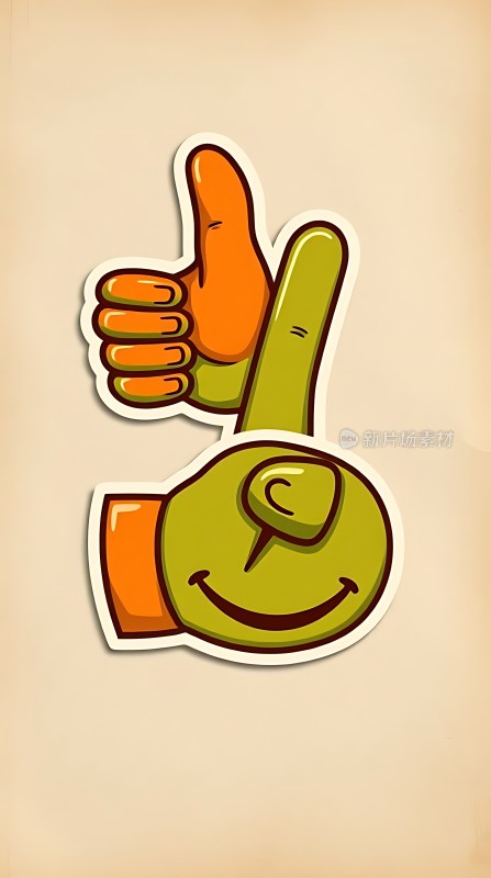 点赞手势表情包