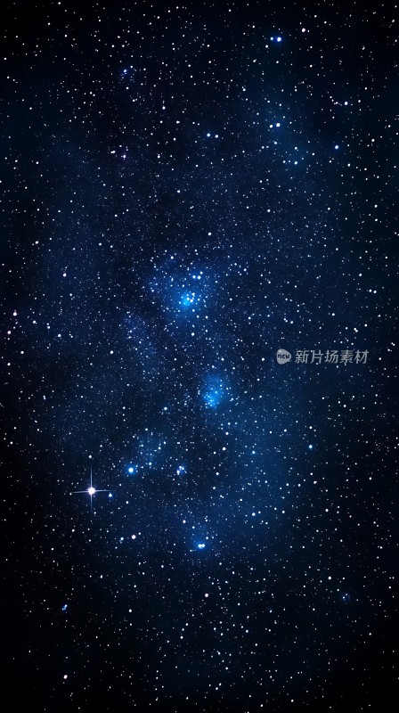 璀璨星空下的宇宙奇观