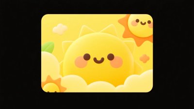 可爱太阳卡通插画 可爱太阳卡通插画