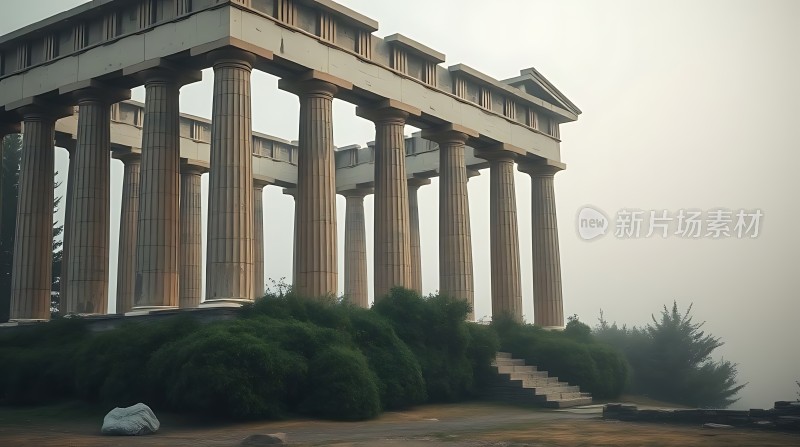 新片场素材古希腊式建筑