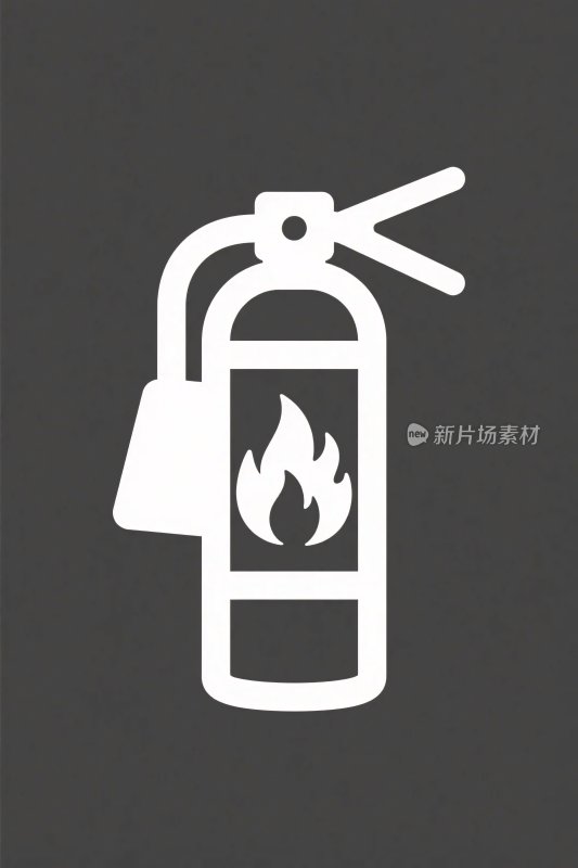 灭火器安全图标