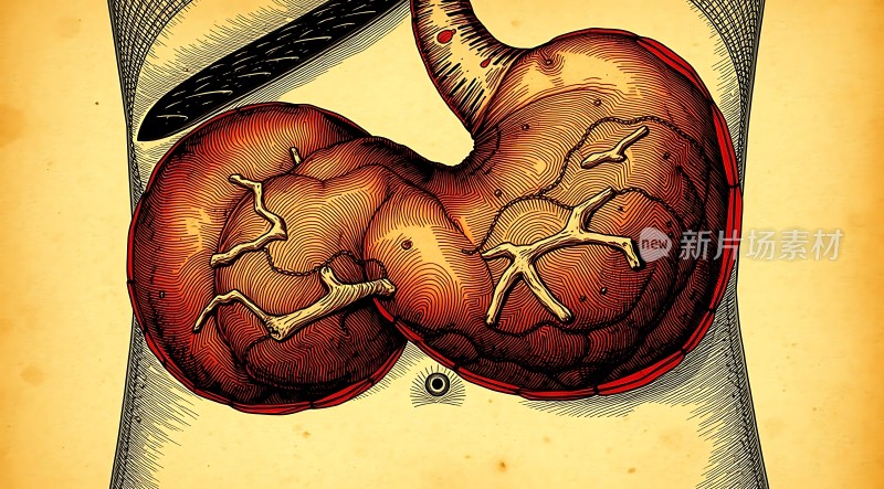 人体内部器官解剖图