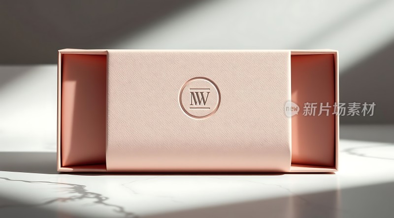 新片场素材 粉色包装盒