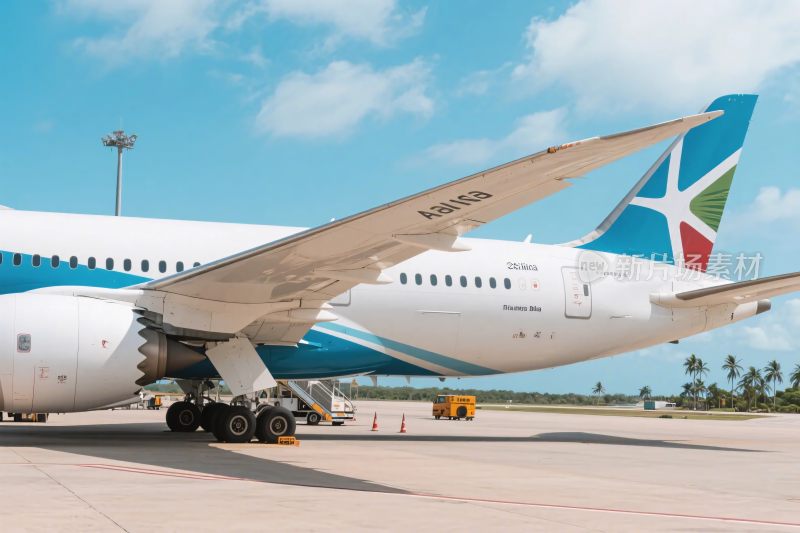 机场停放的飞机