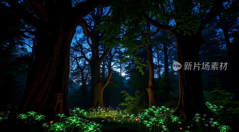 神秘森林之夜