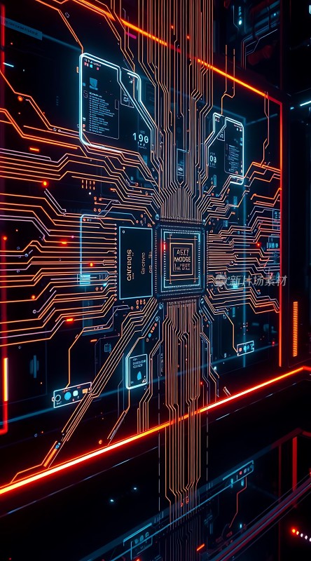 电子芯片电路图