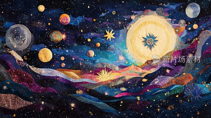 星河璀璨宇宙奇景