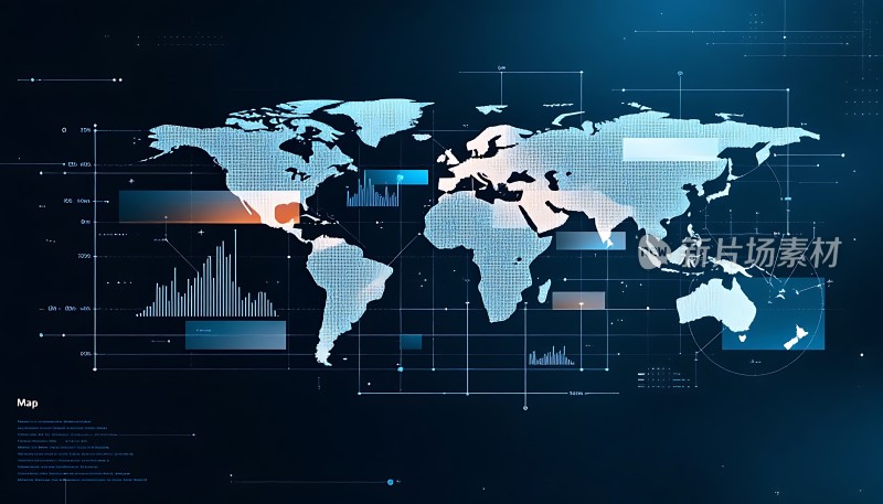 全球数据可视化分析图