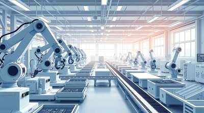 智能工厂机器人生产线高效运作