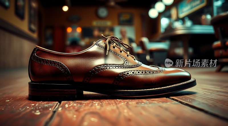 新片场素材 精致皮鞋