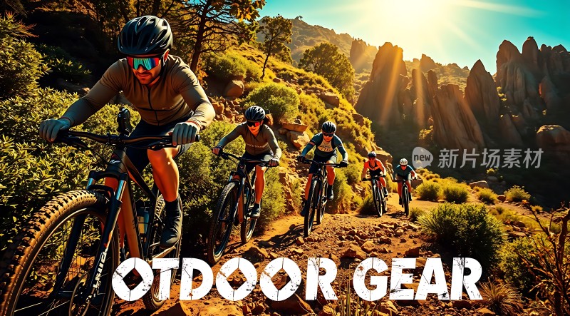 户外装备骑行者的冒险之旅